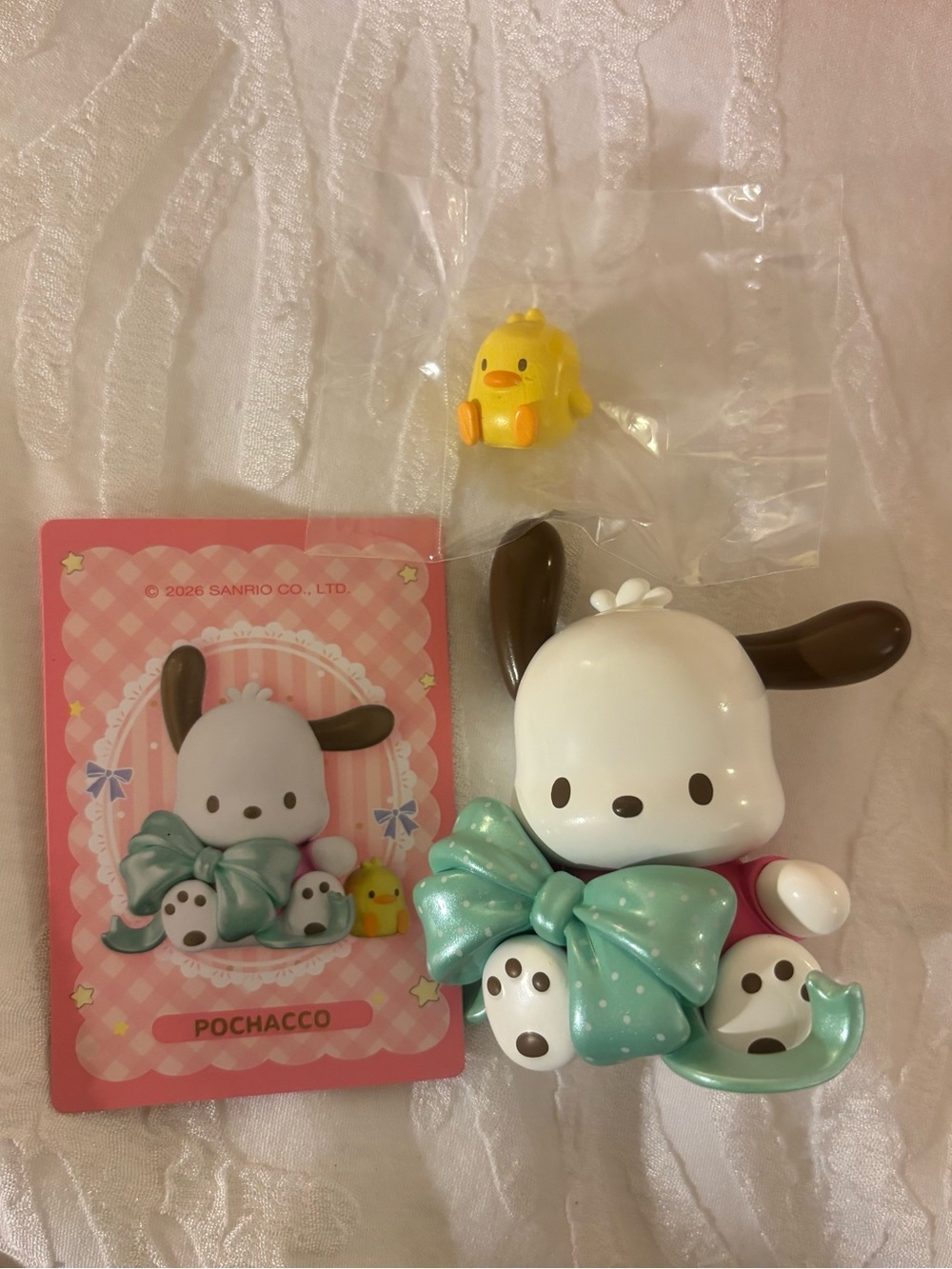 Hello Kitty Fiends Heartfelt Bow Figure POCHACCO